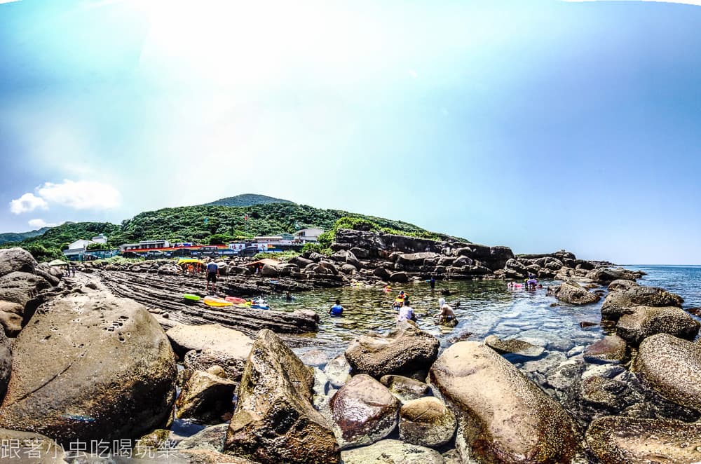 福連國小旁天然海水游泳池潮池 東北角卯澳灣浮潛聖地